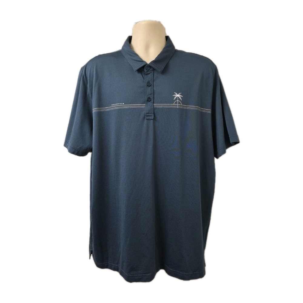 181 Travis Mathew Men's Shirt 'Bay Break' Polo.